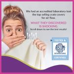 Breathable Dog Crate Cover for Single-Door Crates