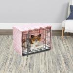 Small Dog Crate Cover with Teflon Protection - Pink