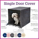 Dog Crate Cover, Mat & Bumper Pad Set