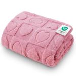 Soft Fluffy Small Dog Blanket in Pink