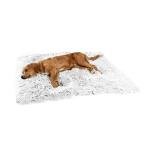 Sheri Calming Shag Dog Blanket - Frost Gray