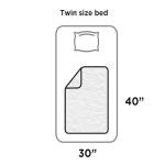 Sheri Calming Shag Dog Blanket - Frost Gray