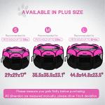 Portable Indoor/Outdoor Pet Playpen Tent, Small, Pink
