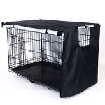 54 Inch Dog Crate Cover - Black Kennel Cover