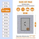 Washable Dog Pee Pads with Bone Print - 2 Pack