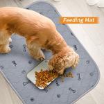 Washable Dog Pee Pads with Bone Print - 2 Pack