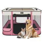 Portable Waterproof Playpen for Small Dogs and Cats