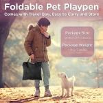 Portable Waterproof Playpen for Small Dogs and Cats