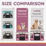 Portable Waterproof Playpen for Small Dogs and Cats