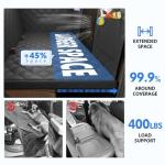 Dog Back Seat Extender with Foam & Cover