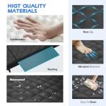 Dog Back Seat Extender with Foam & Cover