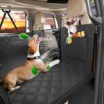 Dog Back Seat Extender with Foam & Cover