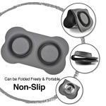 Juqiboom Stainless Steel Dog Bowls with Silicone Mat