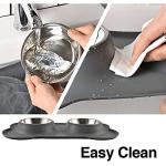Juqiboom Stainless Steel Dog Bowls with Silicone Mat