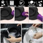 No-Spill Stainless Steel Dog Food and Water Bowls