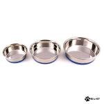 Max and Neo Non-Skid Stainless Steel Dog Bowls
