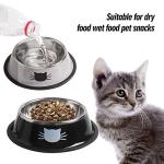 Non-Slip Stainless Steel Dog and Cat Bowls