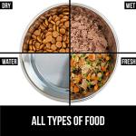 Heavy Duty Stainless Steel Dog Bowls - Set of 2