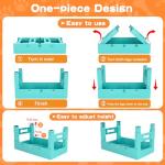 Adjustable Elevated Dog Bowls with Stainless Steel Set