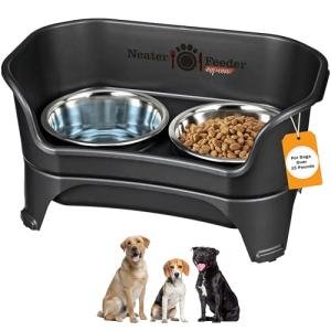 Mess-Proof Elevated Dog Bowls for Larger Breeds