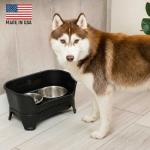 Mess-Proof Elevated Dog Bowls for Larger Breeds