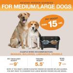 Mess-Proof Elevated Dog Bowls for Larger Breeds