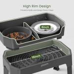 Adjustable Elevated 4-in-1 Slow Feeder Dog Bowls