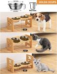 Vantic Adjustable Elevated Dog Bowl Stand