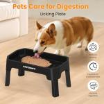 URPOWER Adjustable Elevated Dog Bowl Set