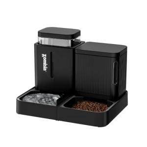 ZOMISIA 2-in-1 Automatic Feeder and Water Dispenser