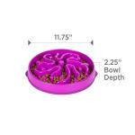Outward Hound Slo Bowl for Dogs - Purple Flower