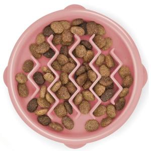 Outward Hound Slow Feeder Slo Bowl - Pink