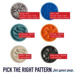 Leash Boss Slow Feeder Puzzle Dog Bowl