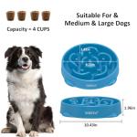 YINEYA Slow Feeder Bowls for Large Dogs 2PCS
