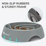 LumoLeaf Large Slow Feeder Dog Bowl - 4 Cups
