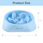 Slow Feeder Dog Bowls - 2 Pack Puzzle Set