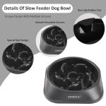 YINEYA Slow Feeder Dog Bowl for Medium Breeds