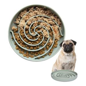 Bifeaw Slow Feeder Silicone Dog Bowl - Non-Slip