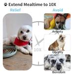 Bifeaw Slow Feeder Silicone Dog Bowl - Non-Slip