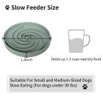 Bifeaw Slow Feeder Silicone Dog Bowl - Non-Slip