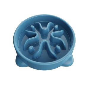 Small Breed Slow Feeder Dog Bowl - Blue