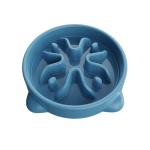Small Breed Slow Feeder Dog Bowl - Blue