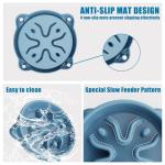 Small Breed Slow Feeder Dog Bowl - Blue