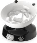 Y YHY Ceramic Elevated Slow Feeder Dog Bowl