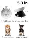 Y YHY Ceramic Elevated Slow Feeder Dog Bowl