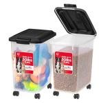 IRIS USA Airtight Dog Food Storage Containers, 2 Pack