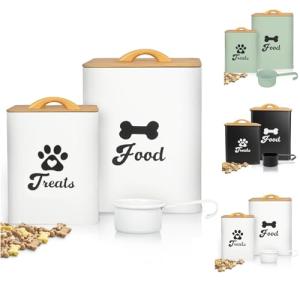 Airtight Dog Treat Containers - 2 Pack