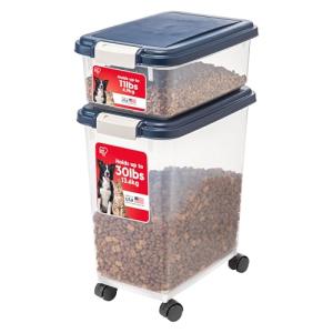 Airtight Pet Food Storage Containers - 2-Piece Set