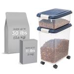 Airtight Pet Food Storage Containers - 2-Piece Set