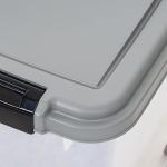 Airtight Dog Food Storage Container with Wheels, 69 QT